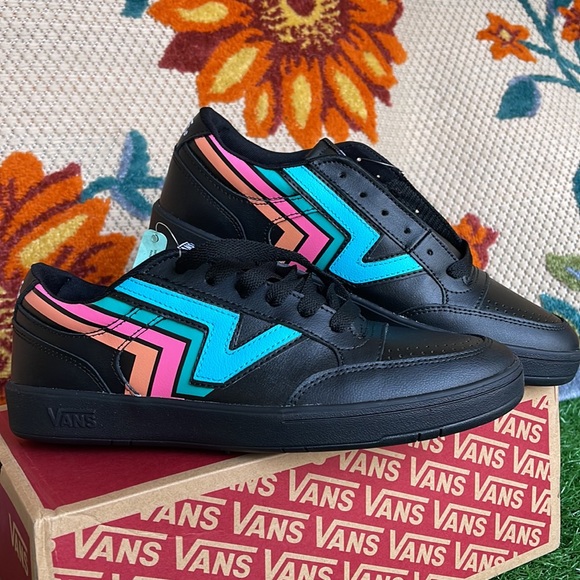 Vans Men’s Lowland Cc Fader Black/Multi sneakers - Picture 6 of 16